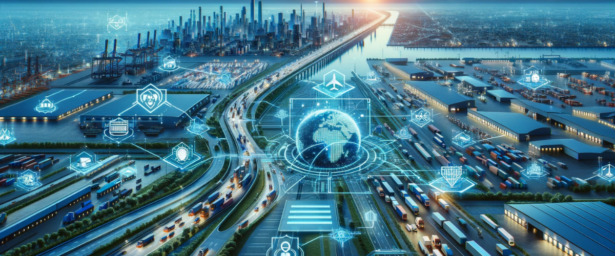 Ai generated image of supply chain